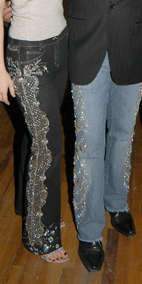 Most Expensive Jeans…..Escada Couture Swarovski Crystal Jeans